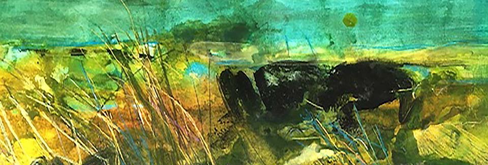 banner green grasses